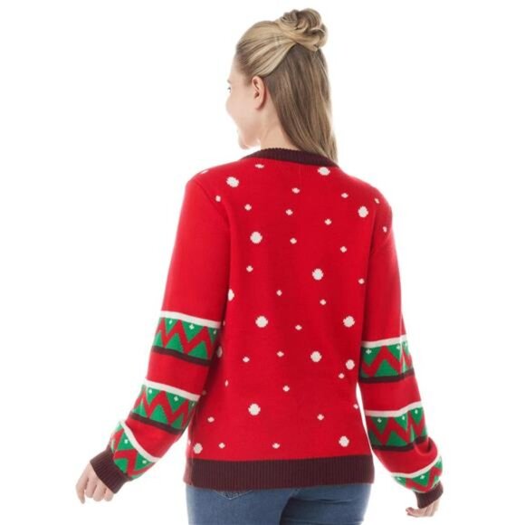 Ugly Christmas Sweaters For Women, Light Up Christmas Sweater, LED - Picture 5 of 8